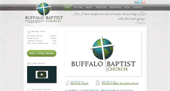 Desktop Screenshot of buffalobaptistchurch.org